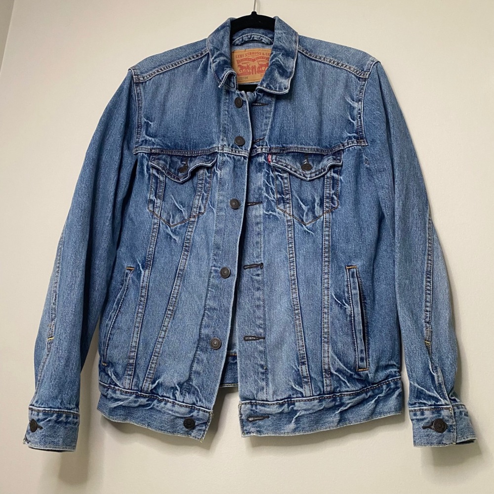 Levi Strauss &‎ Co Original Jean Jacket Blue jean light wash Size S